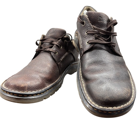 Dr. Martens Lace Up Oxford Shoes Mens Size 10 Brown Leather Casual Derby - Picture 1 of 14